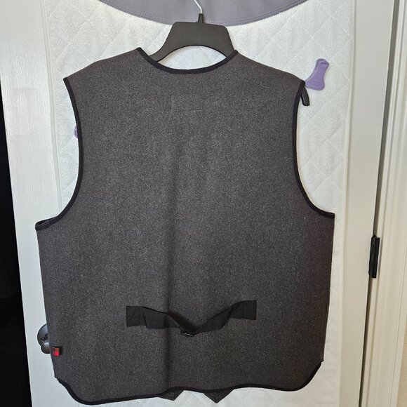 Vintage Woolrich Wool Men's Conductor/Hunting Vest - Picture 2 of 6